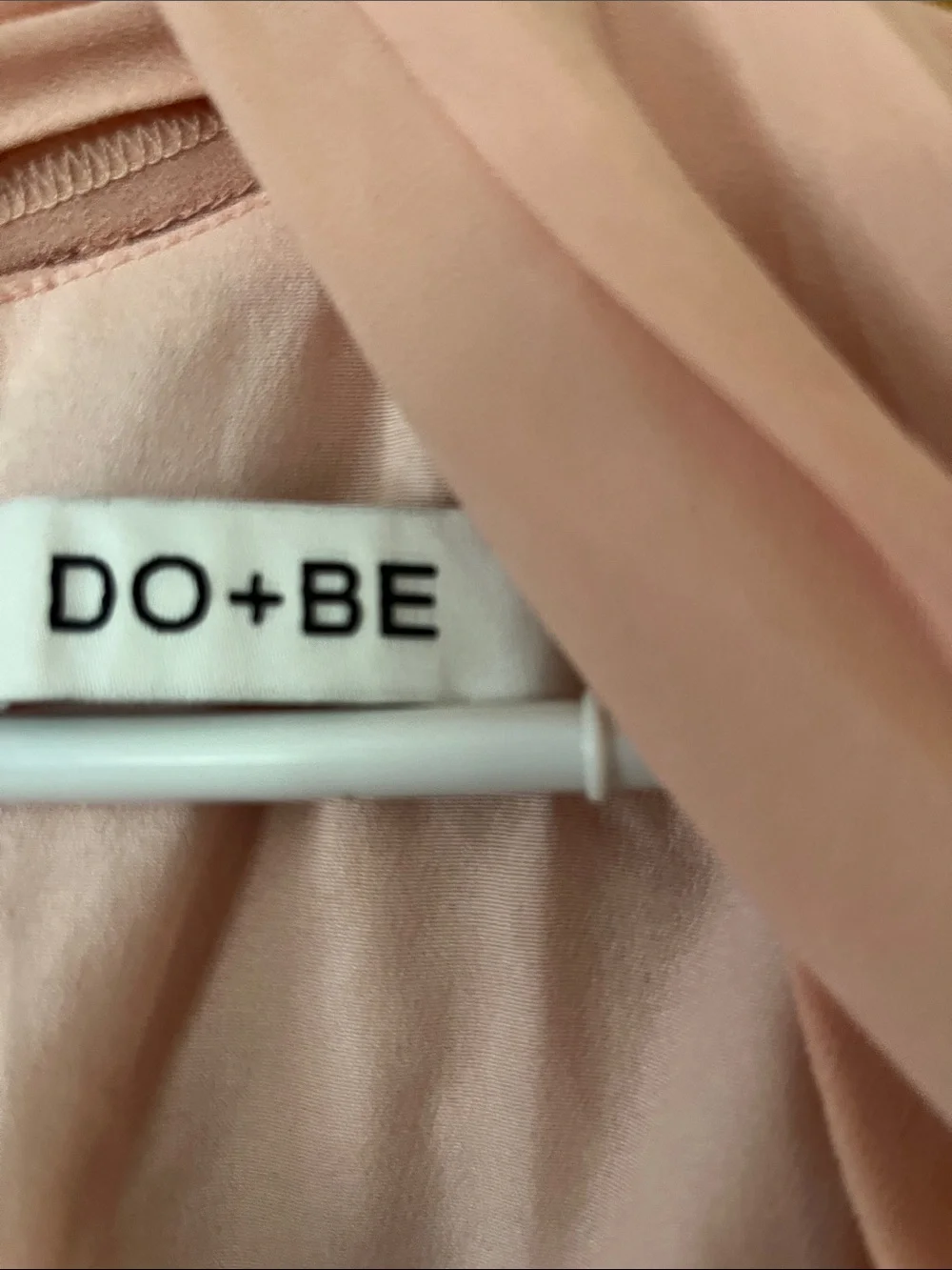 DO+BE Blush Pink Draped V-Neck Mini Dress - Picture 2 of 6